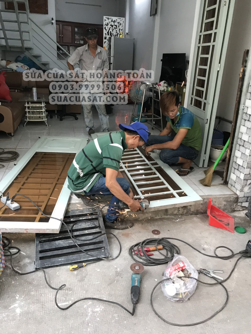 Sửa cửa sắt tại nhà từ Công ty Thành Huy